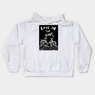 LOVE IN THE SAND Kids Hoodie